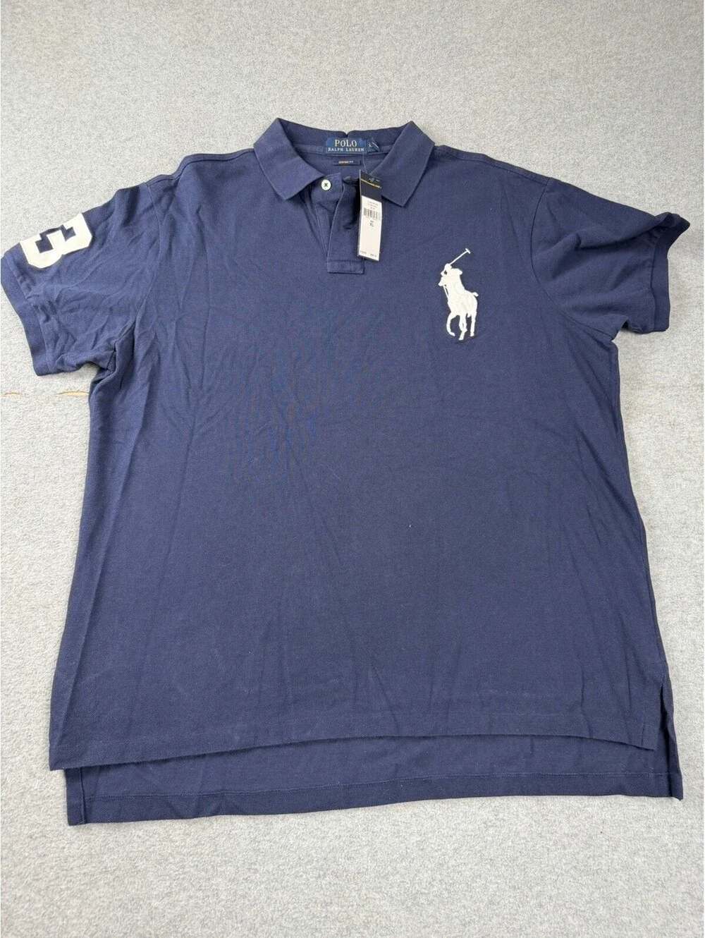 Polo Ralph Lauren Big Pony Polo Shirt Mens Size Small Blue‎ NWT $98 Price Tag